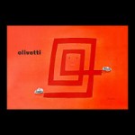 Olivetti logo with hands and machines
